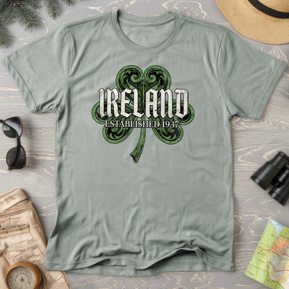 Ireland Gothic Shamrock T-shirt