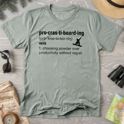 Procrastiboarding Snowboard T-shirt