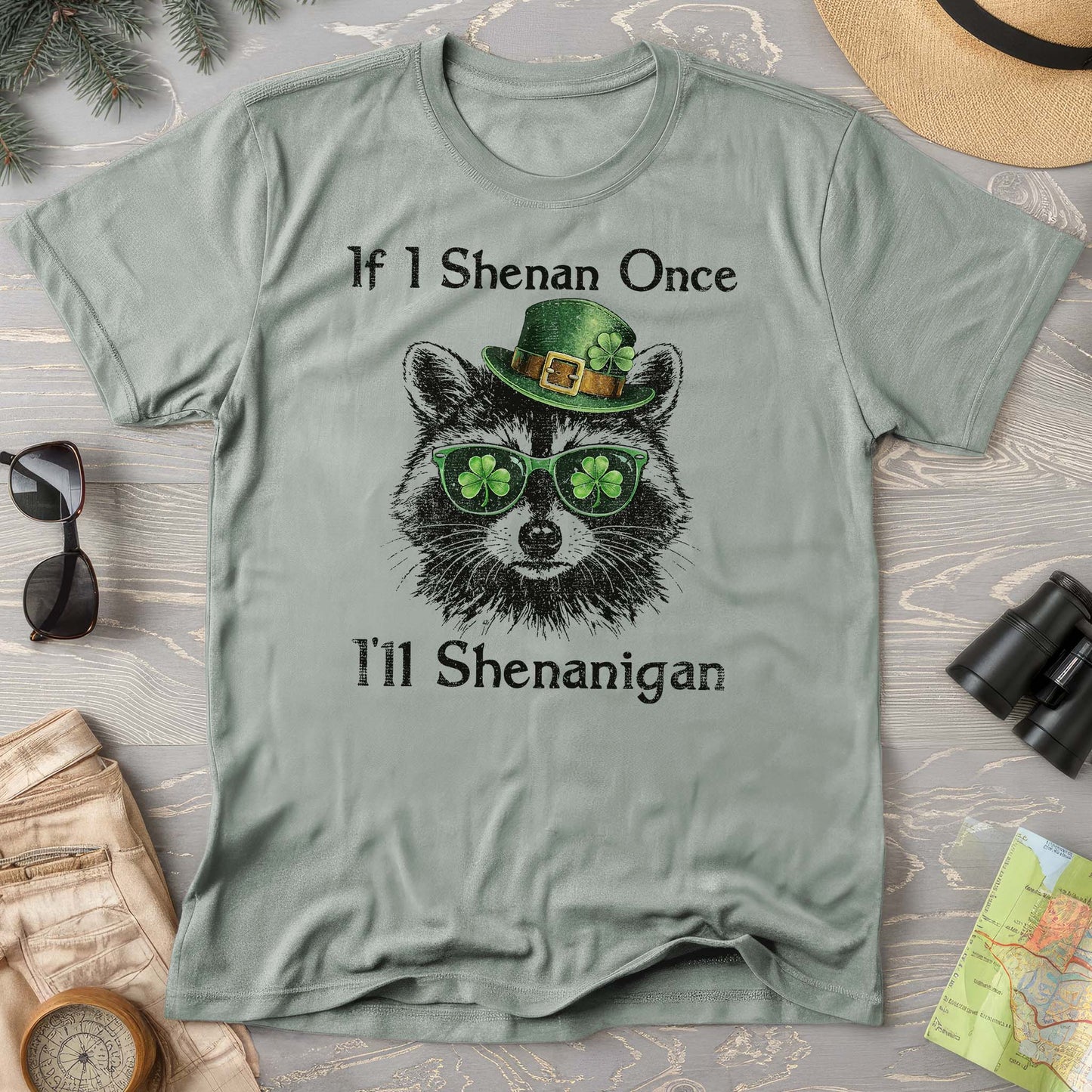 Shenanigans Raccoon T-Shirt