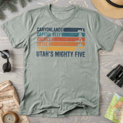 Utah's Mighty Five Stripes T-Shirt