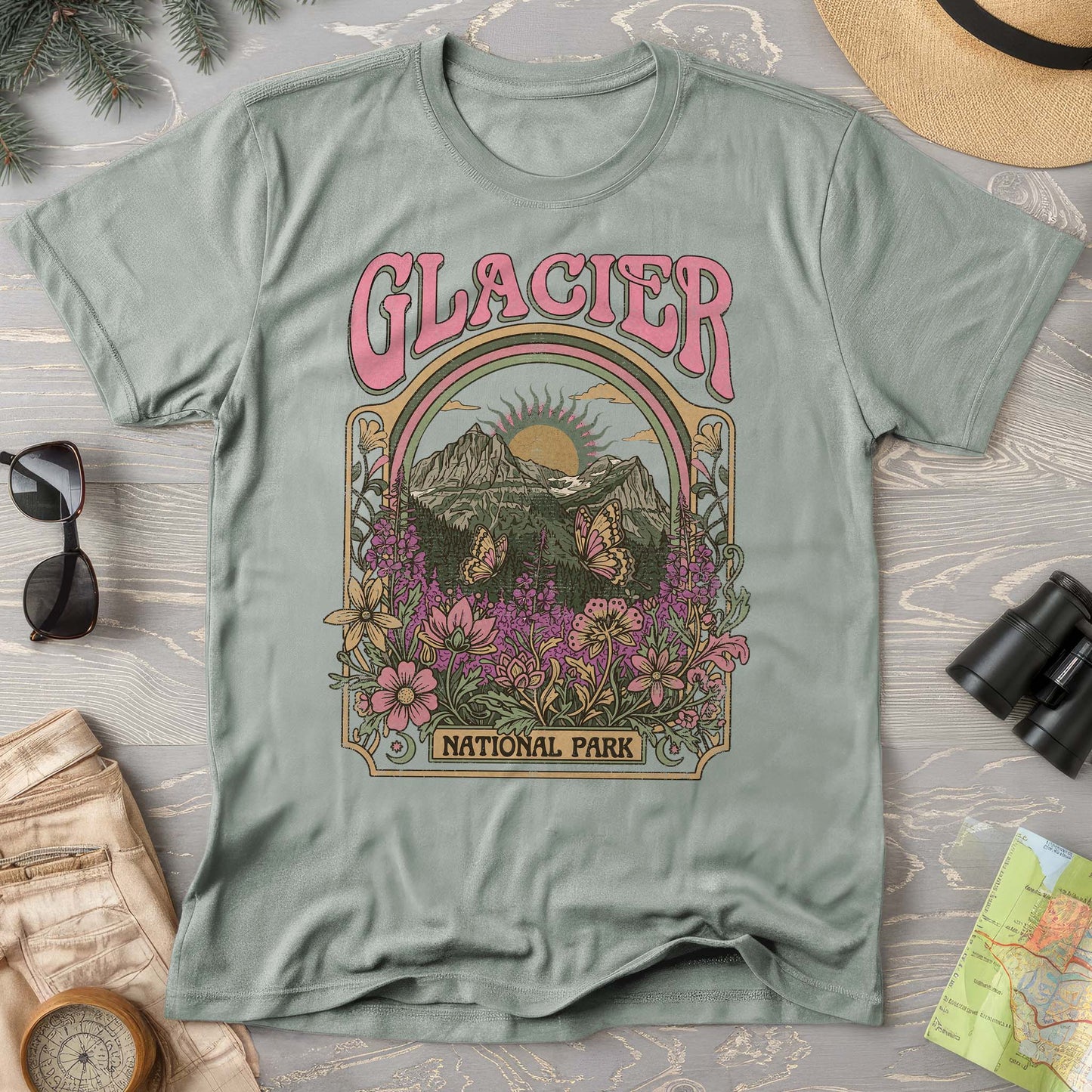 Glacier Butterfly T-Shirt
