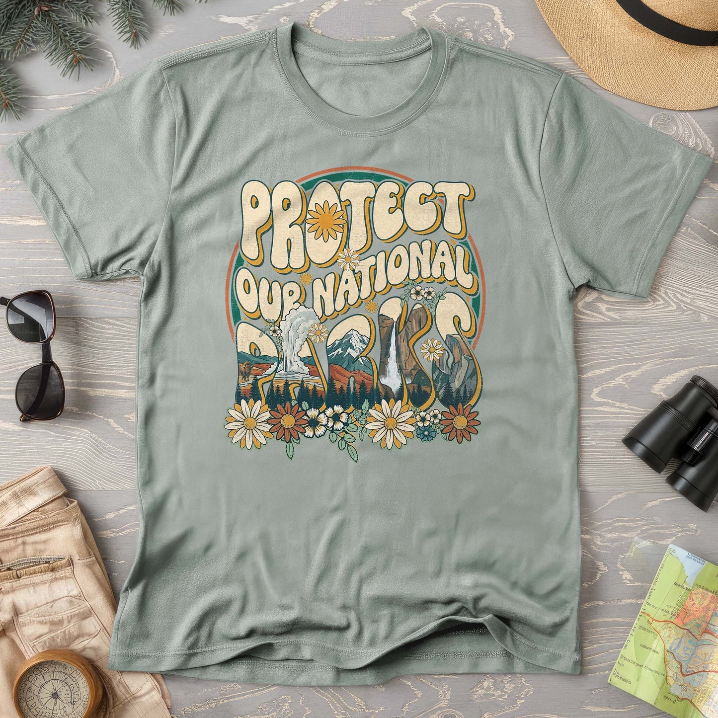 Protect Our Parks Groovy T-Shirt