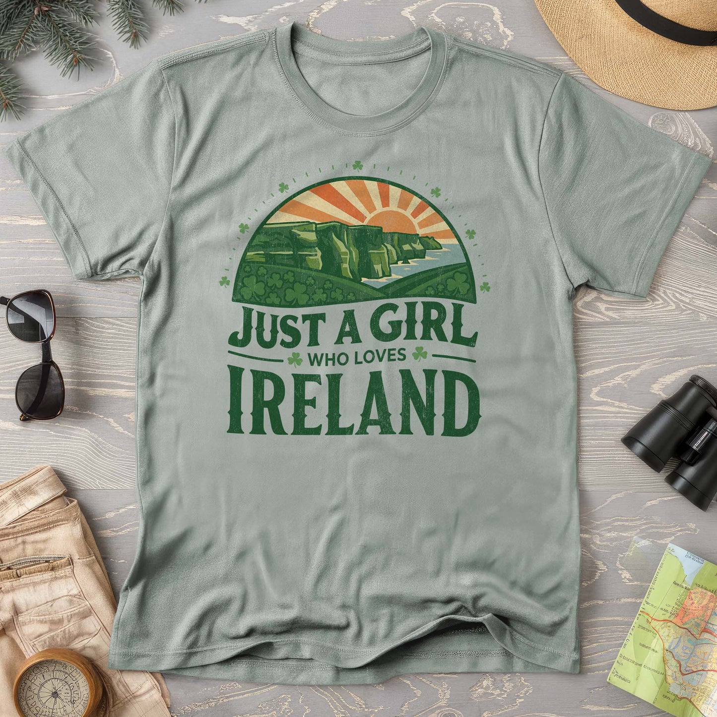 Just a Girl Who Loves Ireland T-Shirt