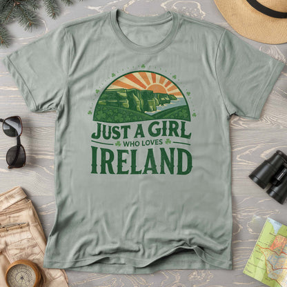 Just a Girl Who Loves Ireland T-Shirt