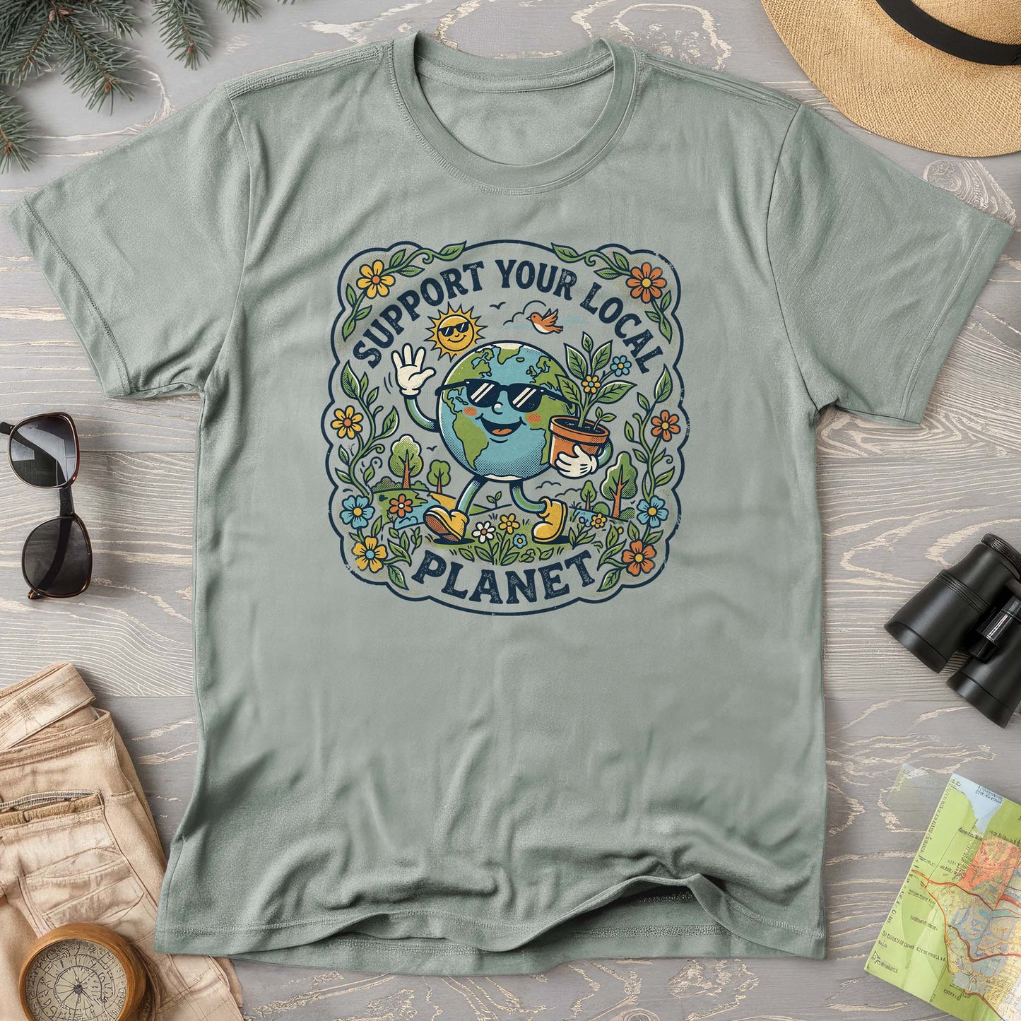 Support Your Local Planet T-Shirt