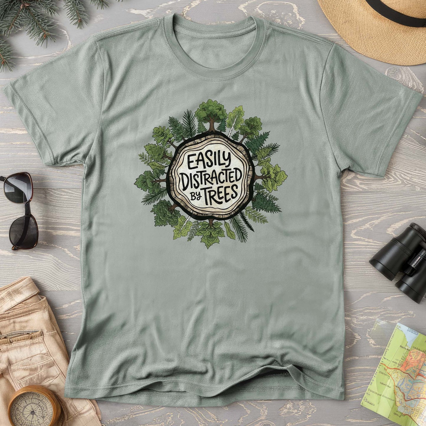 Distracted By Trees T-Shirt - 2026031801