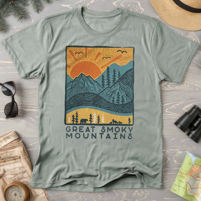 Smoky Mountains Scandi T-Shirt