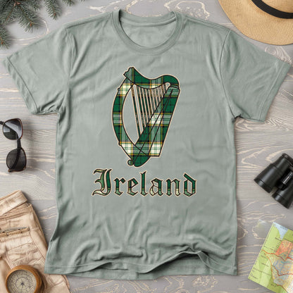 Ireland Tartan Harp T-Shirt