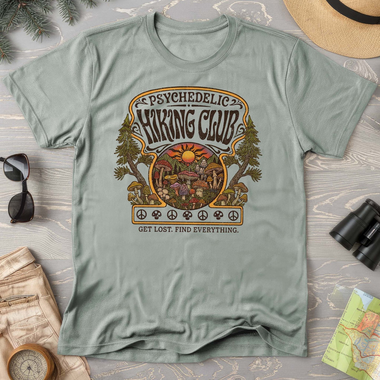 Pyschedelic Hiking Club V2 T-Shirt