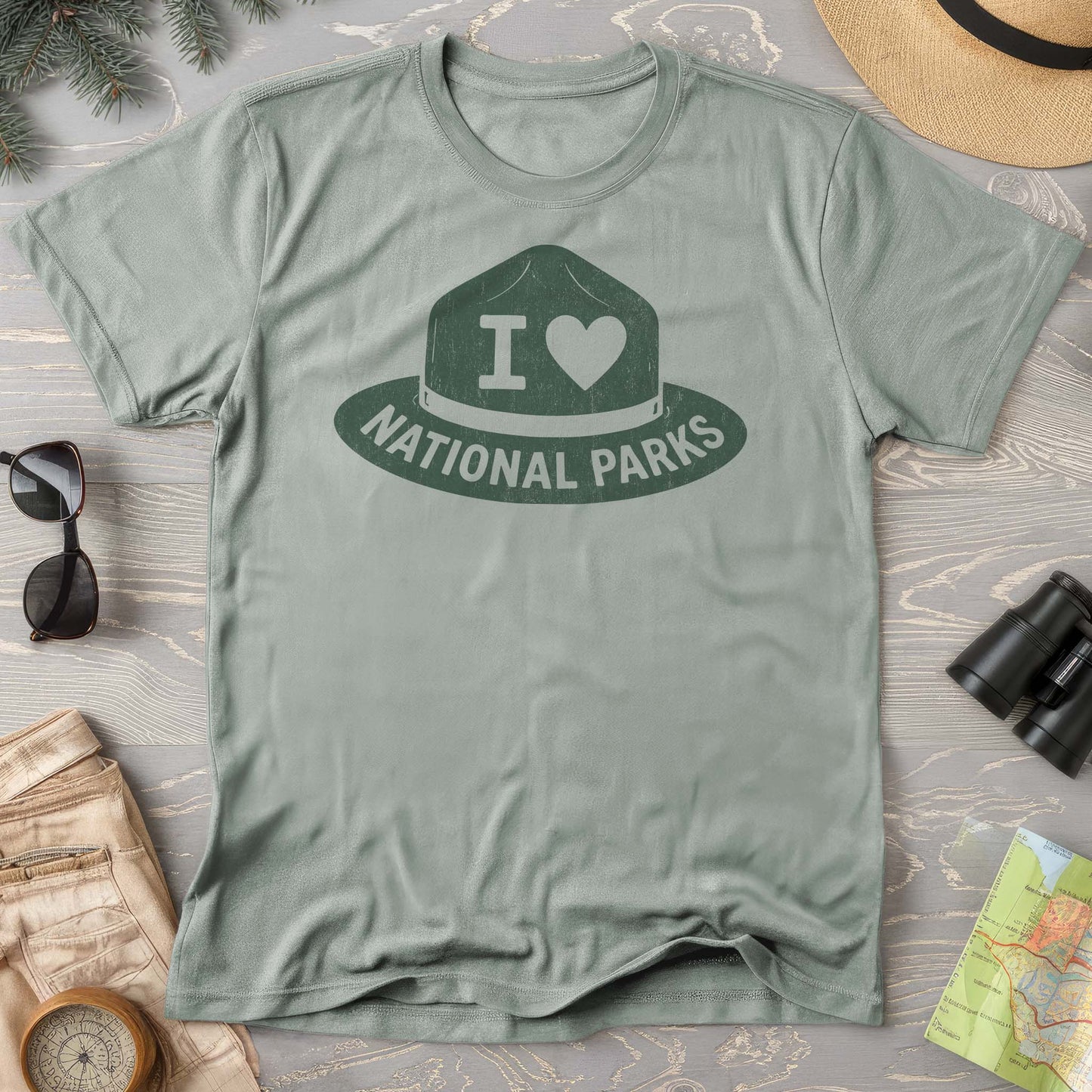 Parks Ranger Hat T-Shirt