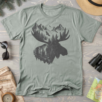 Moose Double Exposure T-Shirt