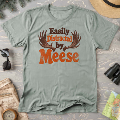 Distracted By Meese Antlers T-Shirt