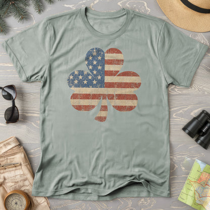 Vintage Flag Shamrock T-Shirt