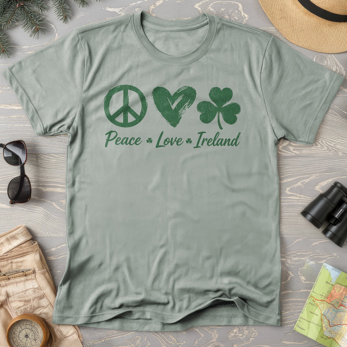 Peace Love Ireland T-Shirt