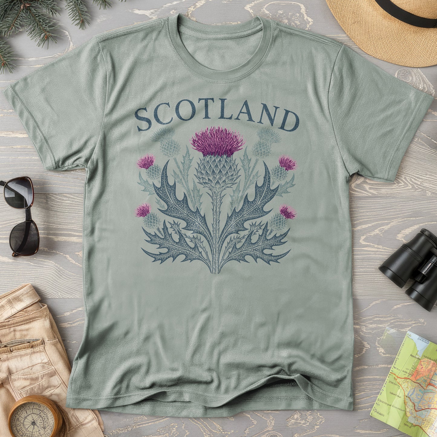 Scotland Thistle Echo T-Shirt
