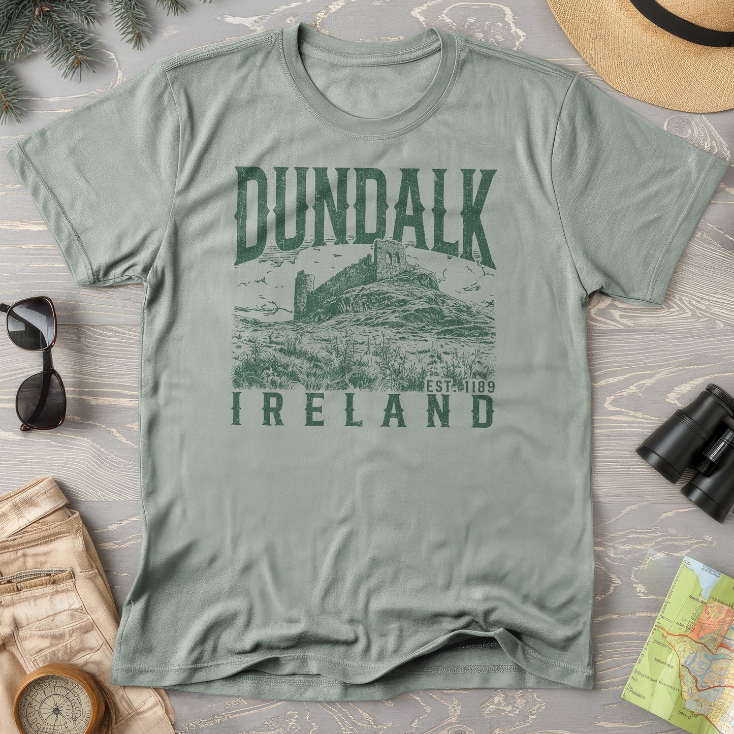 Dundalk Ireland Sketch T-Shirt