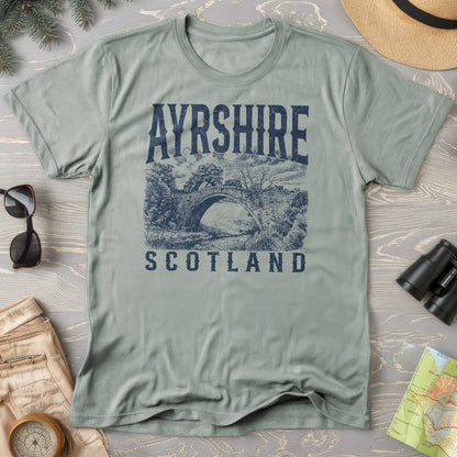 Ayrshire Scotland Sketch T-Shirt
