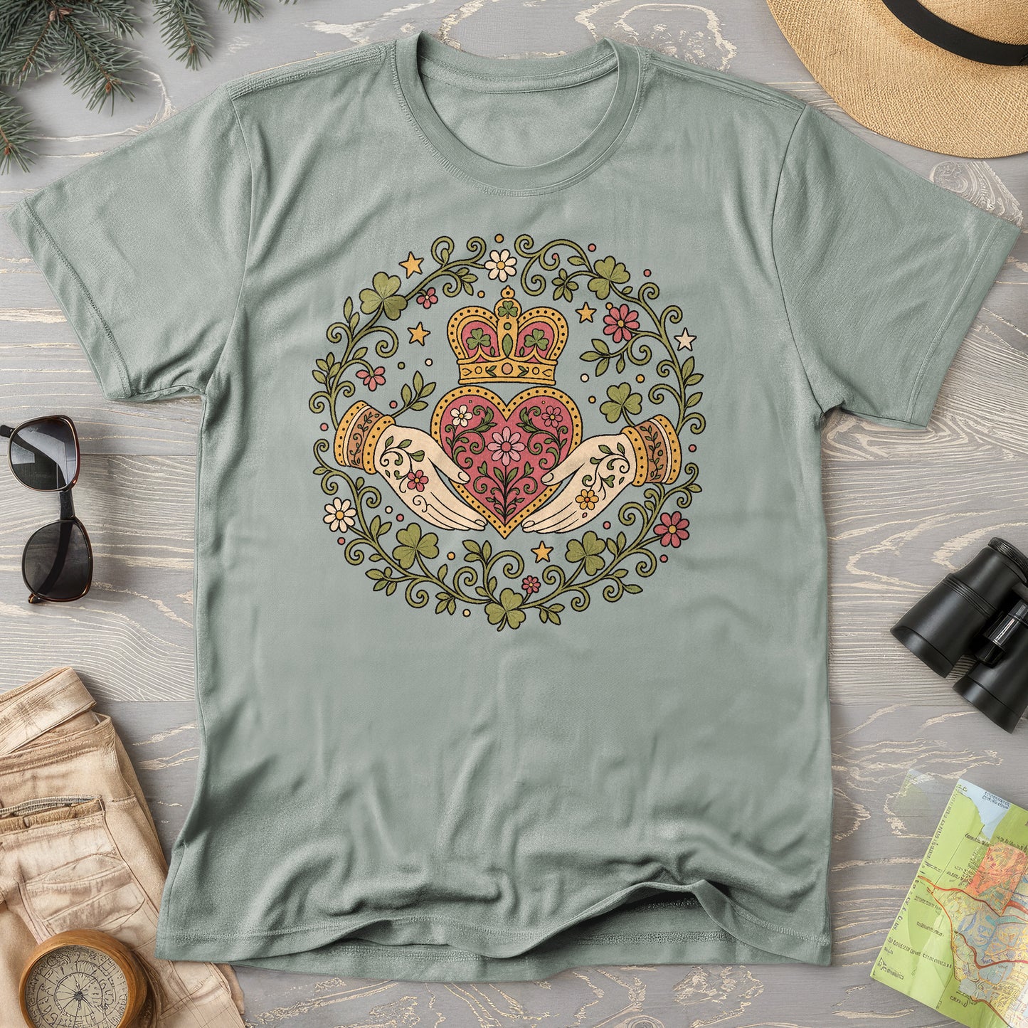 Claddagh Florals T-Shirt