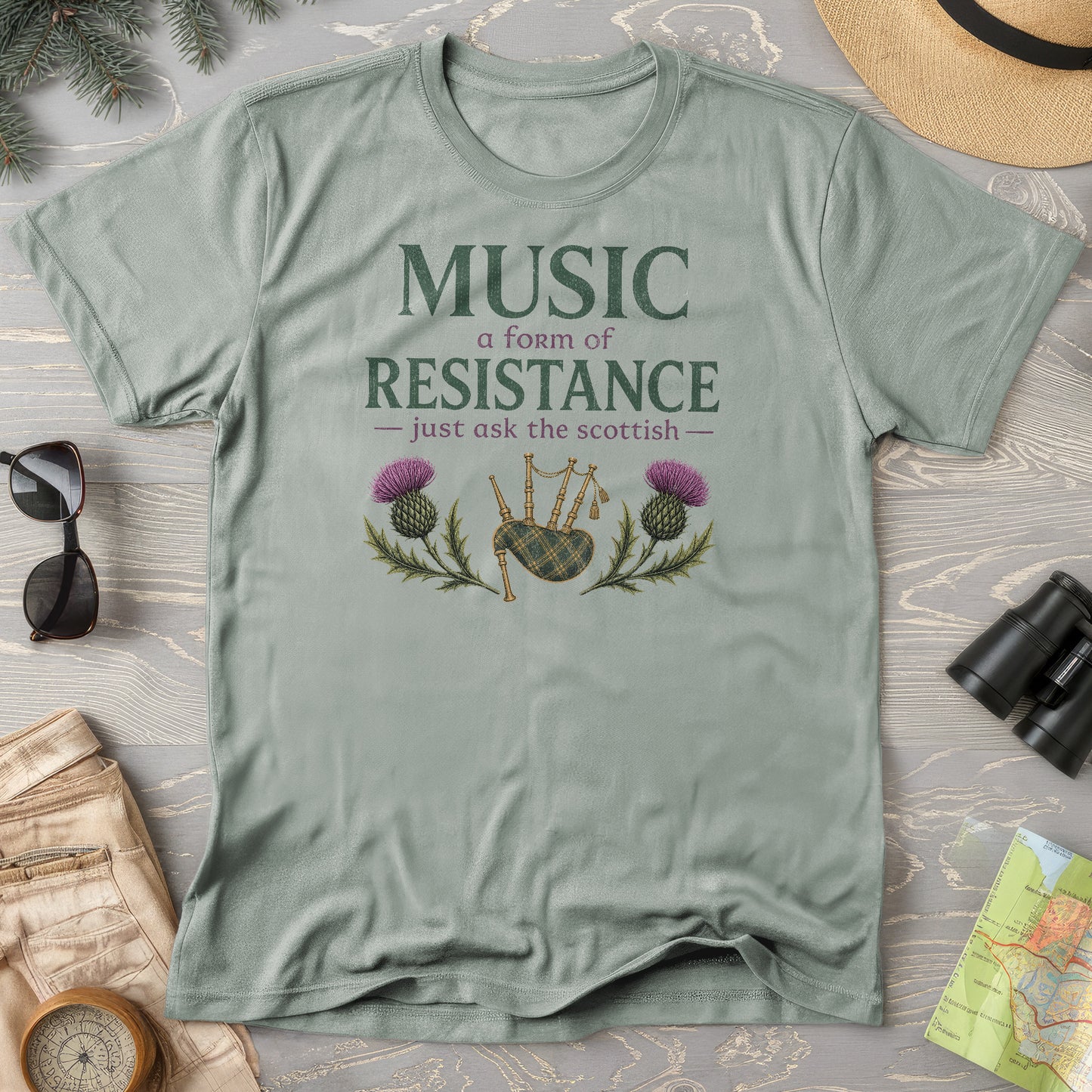 Music Resistance Scottish T-Shirt