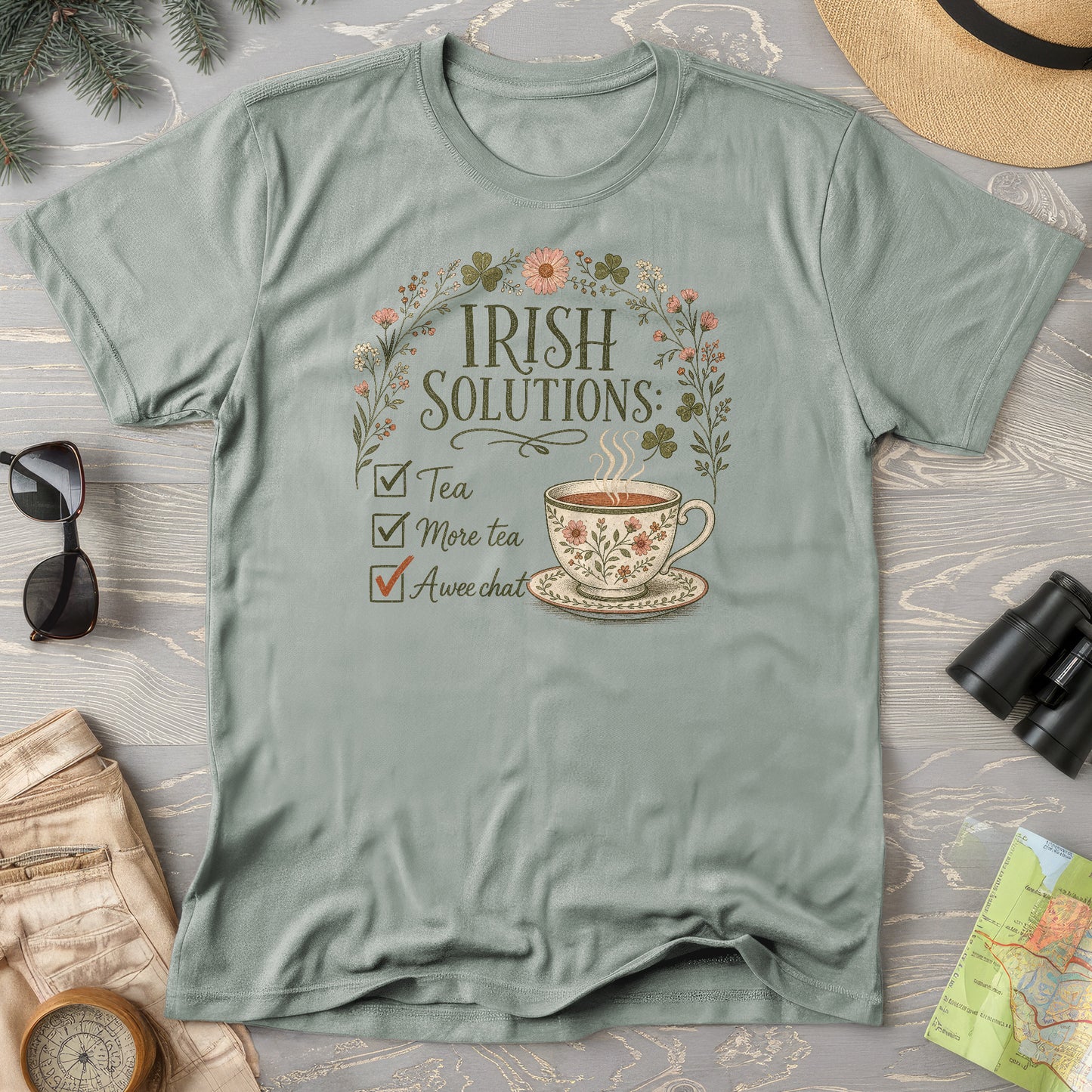 Irish Solutions Tea Cup T-Shirt