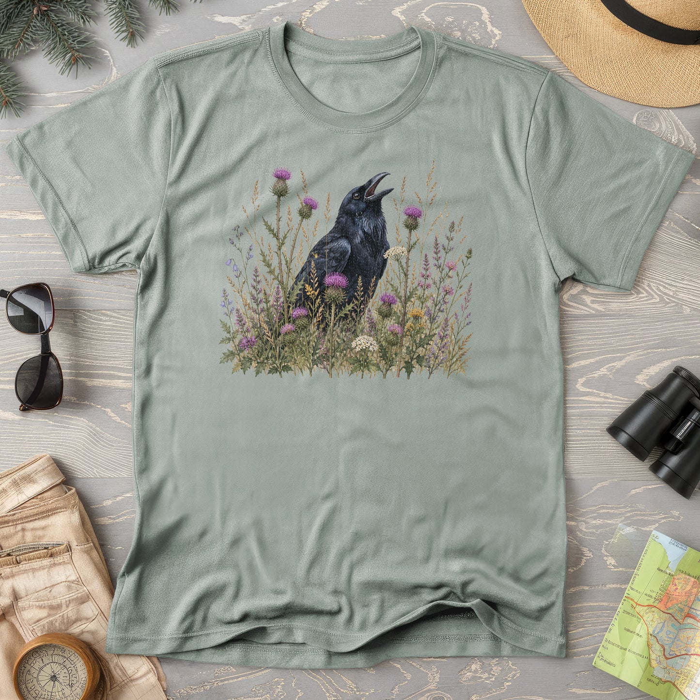Botanical Raven T-Shirt