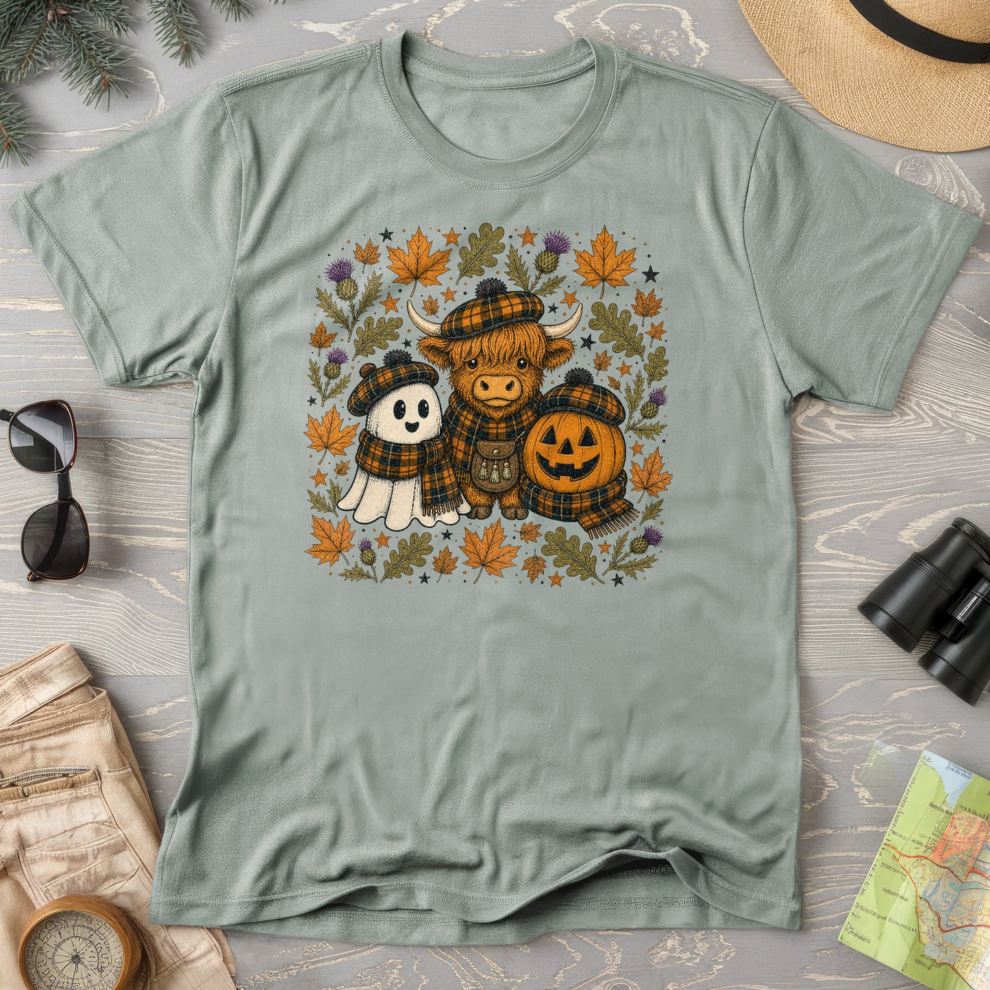 Autumn Plaid Trio T-Shirt