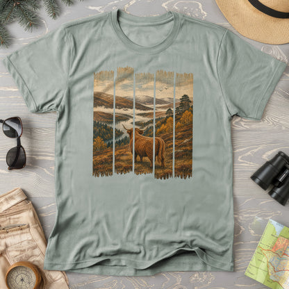 Scotland Coo Panels T-Shirt