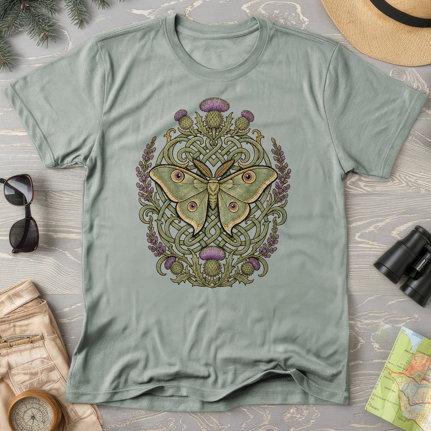 Emperor Moth Thistle T-Shirt