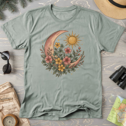 Shamrock Crescent Moon T-Shirt