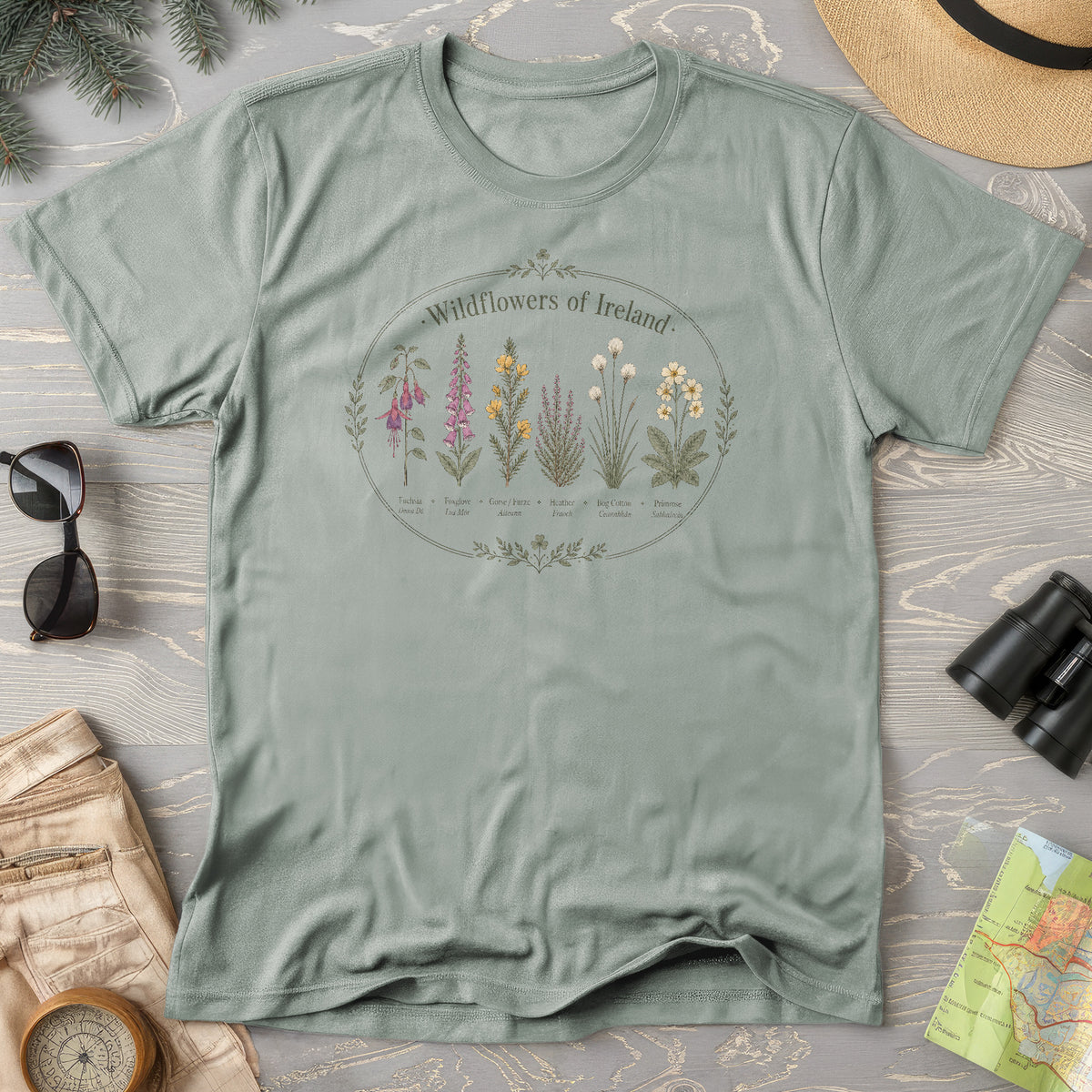 Wildflowers Of Ireland T-Shirt