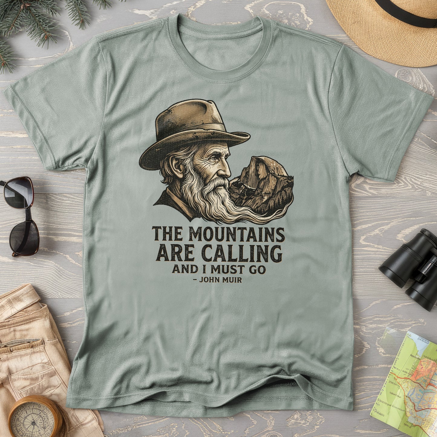 John Muir Mountains T-Shirt