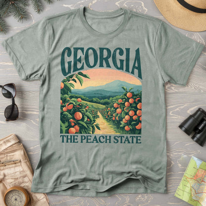 Georgia The Peach State "Big and Bold" Comfort Colors T-Shirt