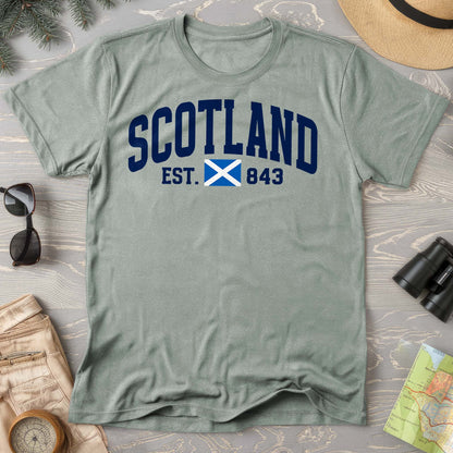 Scotland Varsity Flag Comfort Colors T-Shirt