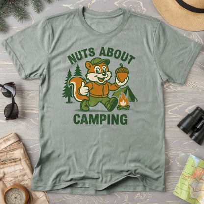 Nuts About Camping Comfort Colors T-Shirt