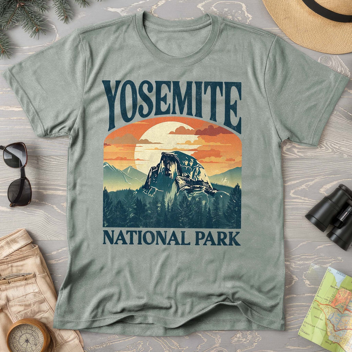 Yosemite National Park "Big and Bold" Comfort Colors T-Shirt