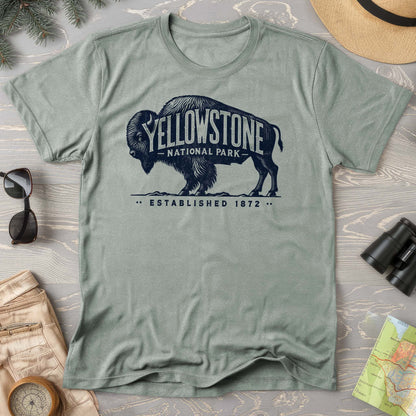 Yellowstone National Park "Vintage Buffalo" Comfort Colors T-Shirt