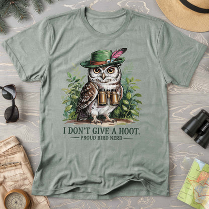 Bird Nerd Owl Design Comfort Colors T-Shirt