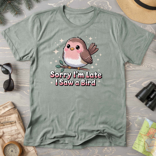 I Saw a Bird Kawaii Style T-Shirt