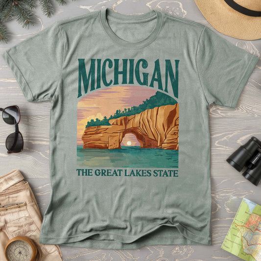 Michigan "Big and Bold" Comfort Colors State T-Shirt