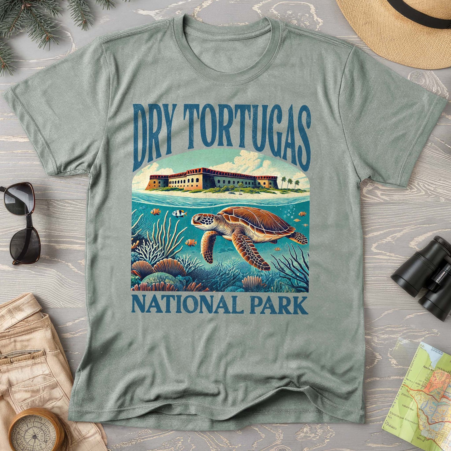 Dry Tortugas National Park "Big and Bold" Comfort Colors T-Shirt