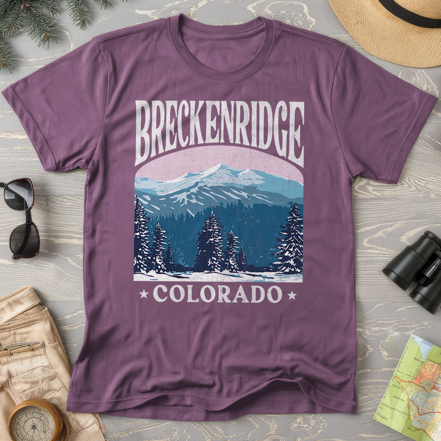 Breckenridge Colorado "Big and Bold" Comfort Colors T-Shirt