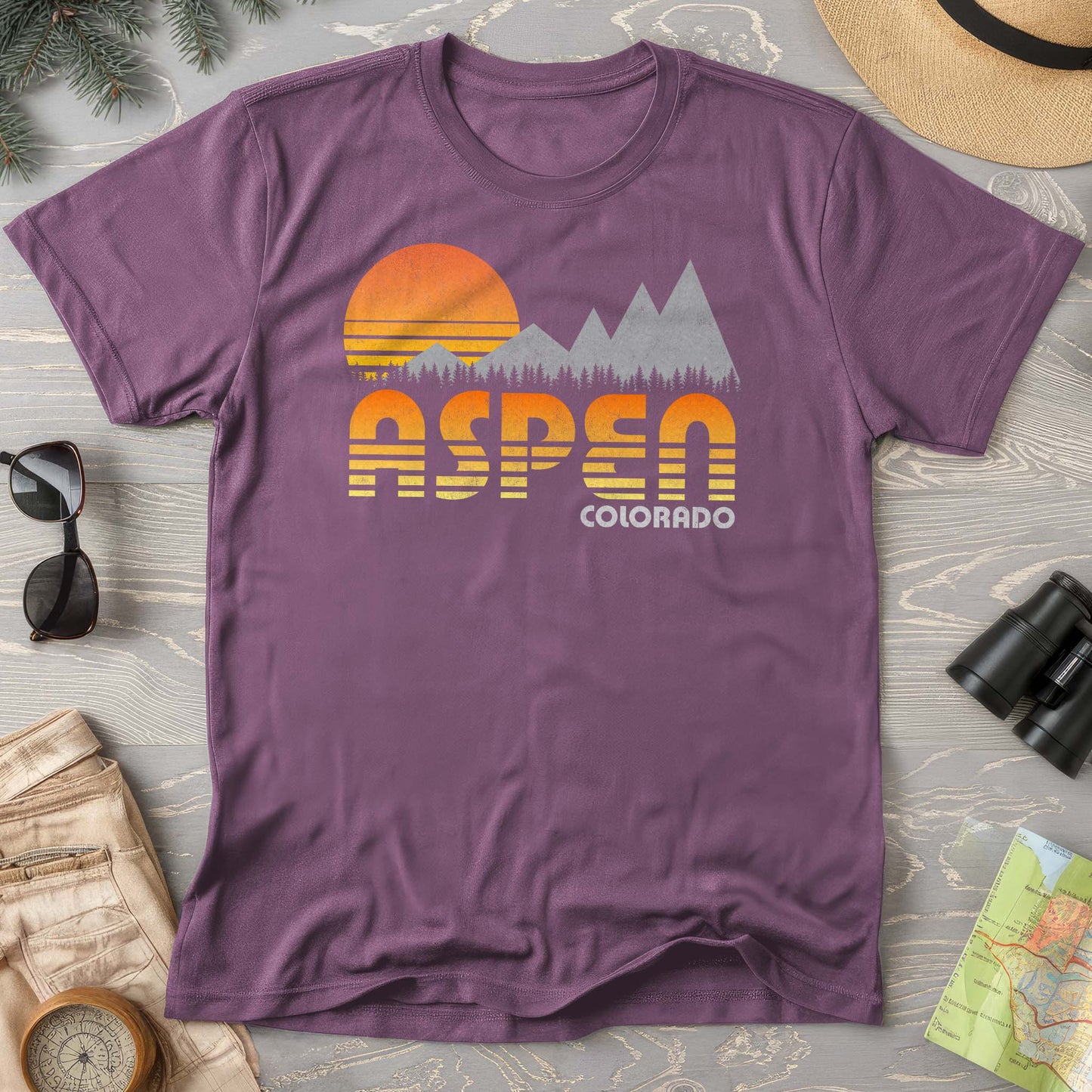 Aspen "80's Retro" Comfort Colors T-Shirt