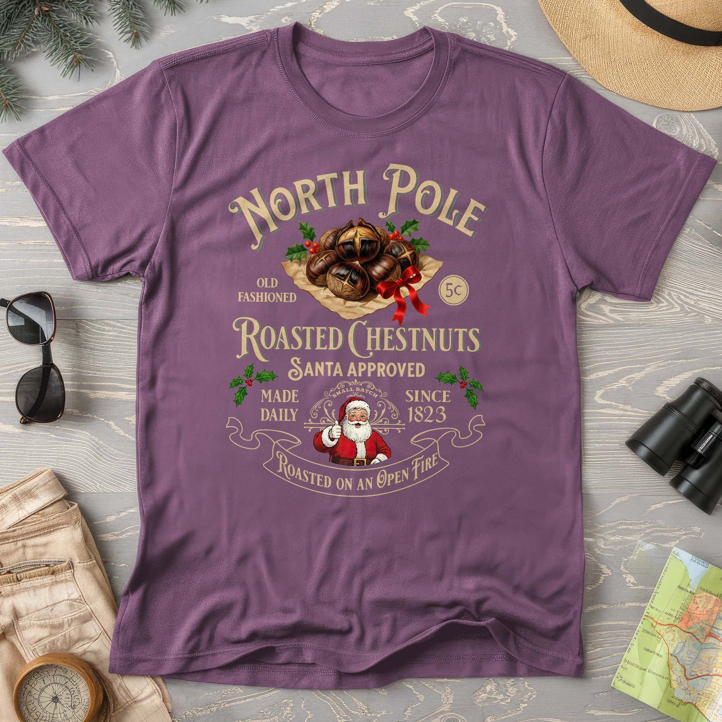 North Pole Roasted Chestnuts Comfort Colors T-Shirt