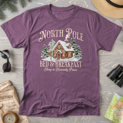 North Pole Bed and Breakfast "Heavenly Peace" Comfort Colors T-Shirt