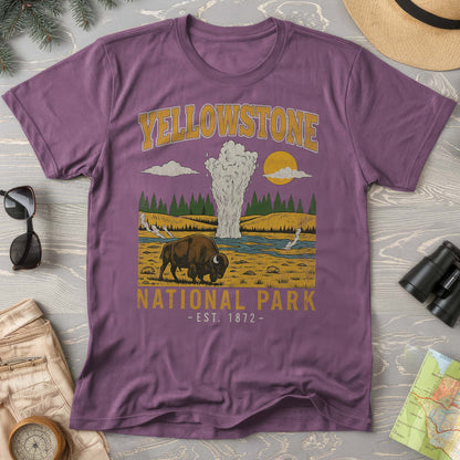 Yellowstone Old Faithful Buffalo Comfort Colors T-shirt