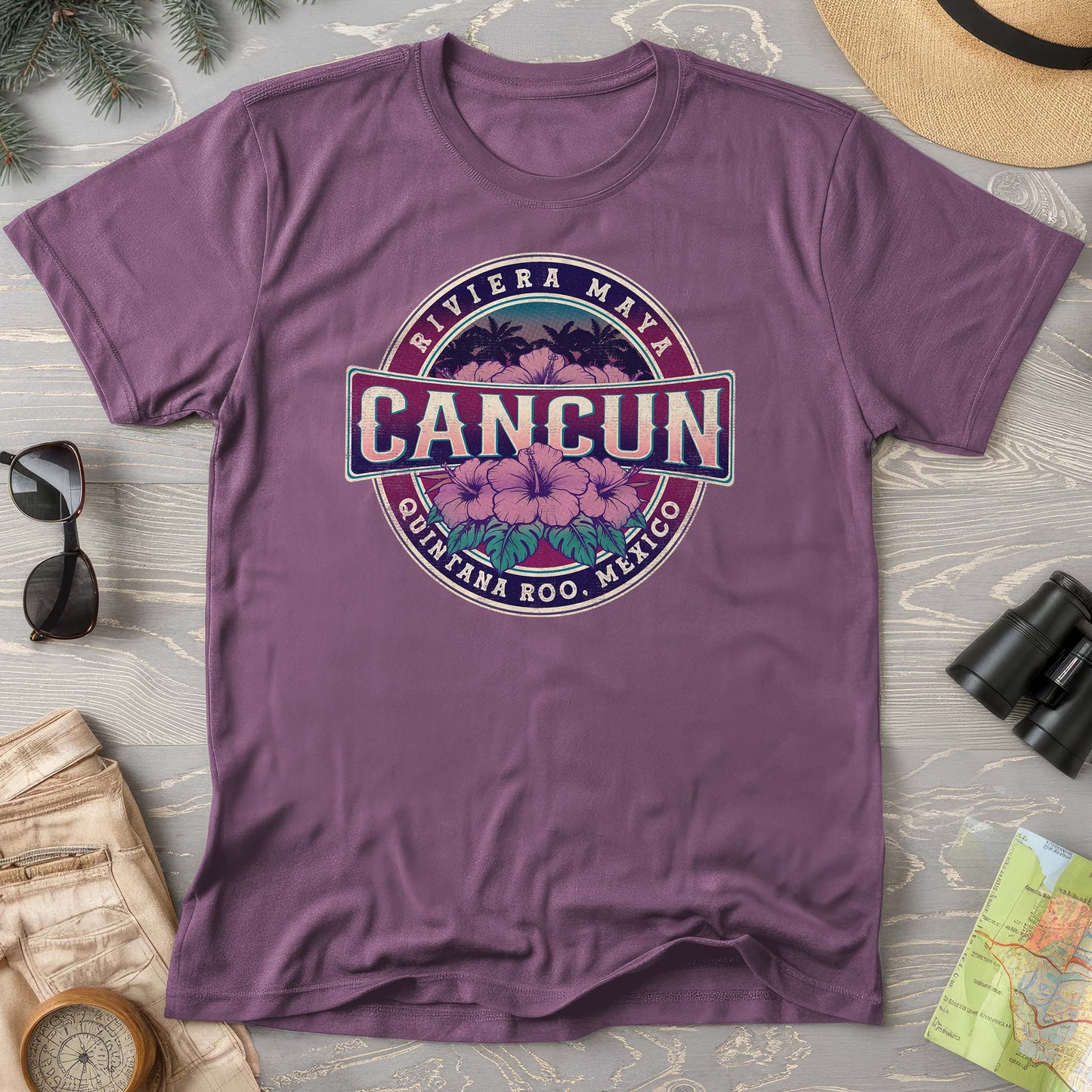 Cancun Badge Comfort Colors T-shirt