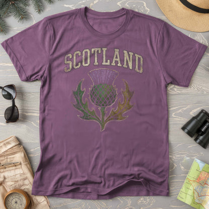 Scotland Distressed Thistle Comfort Colors T-shirt