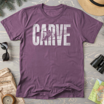 Carve Snowboard Comfort Colors T-shirt