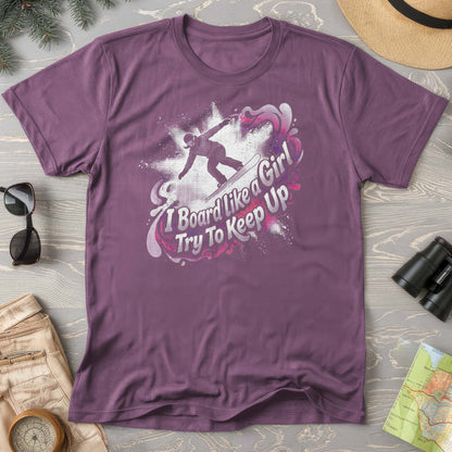 Board Like a Girl Comfort Colors T-shirt