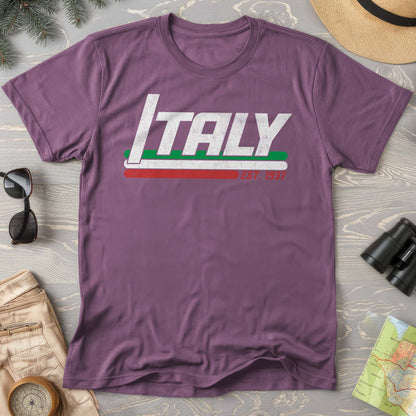 Italy Retro Stripe T-Shirt